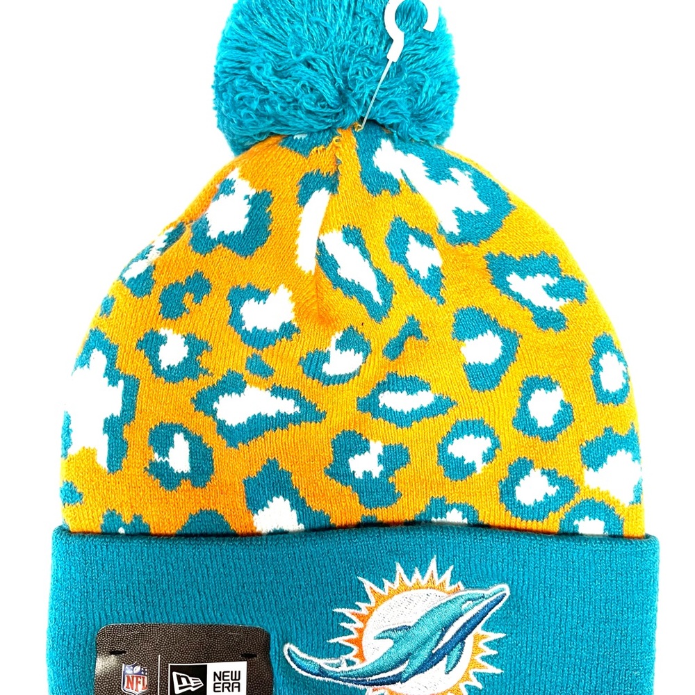 New Era NFL Miami Dolphin Winter Jungle Knit